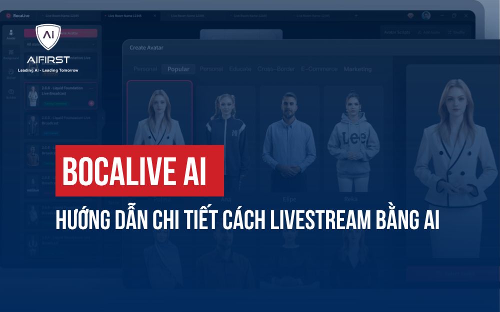 HƯỚNG DẪN CHI TIẾT CÁCH LIVESTREAM BẰNG AI VỚI PHẦN MỀM BOCALIVE